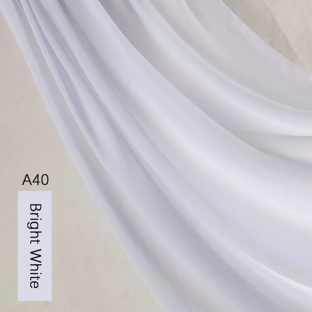 Muslim Chiffon Hijab Solid Color HIjabs Head Wraps Hijabs Scarves Ladies Foulard Femme Veil  Scurf for Women 70*180cm