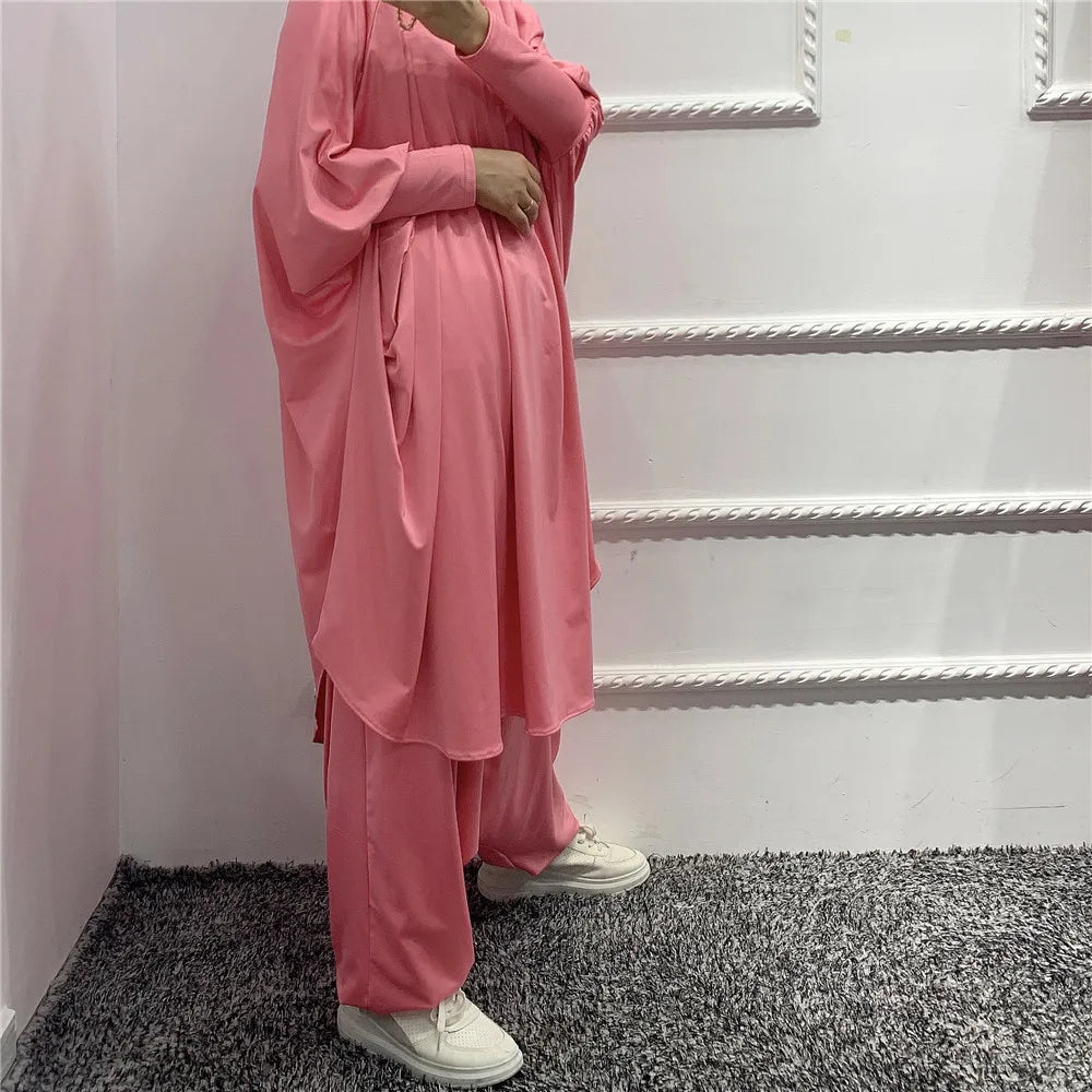 Fashion Muslim Kimono Abaya Cardigan Abaya Ramadan Dress Dubai Turkey Eid Dress Islamic Loose Comfortable Abaya