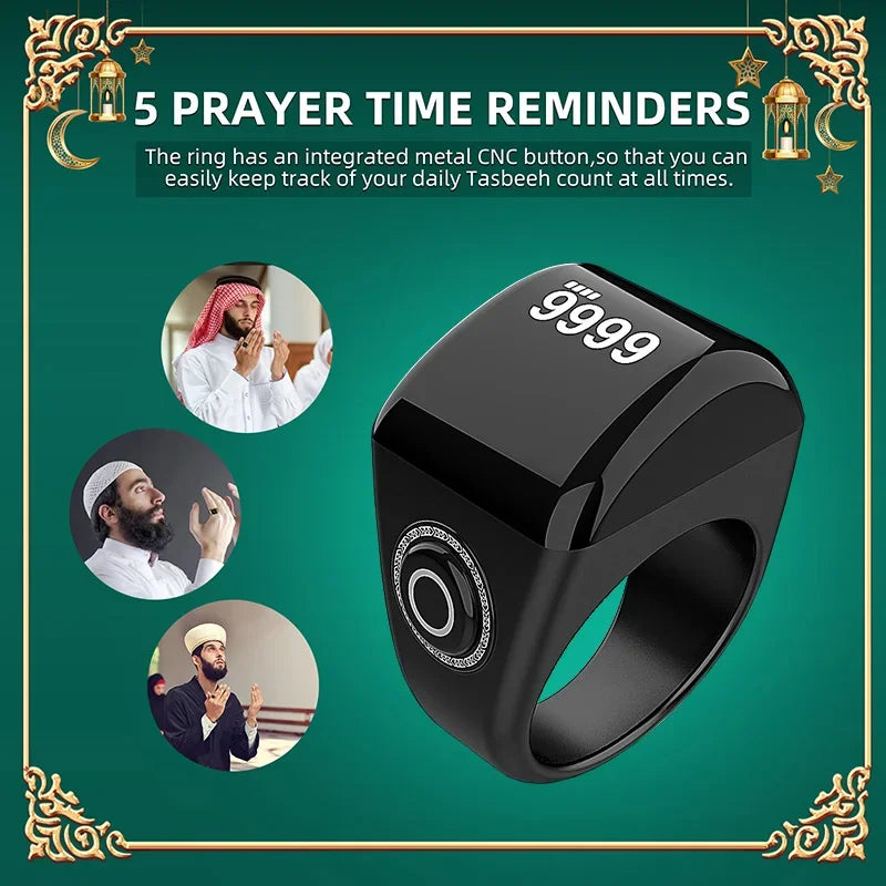 zikr ring Smart Muslim Islamic Electronic zikir counter tasbih Digital Ring Tasbeeh Finger Counter hajj and umrah gifts